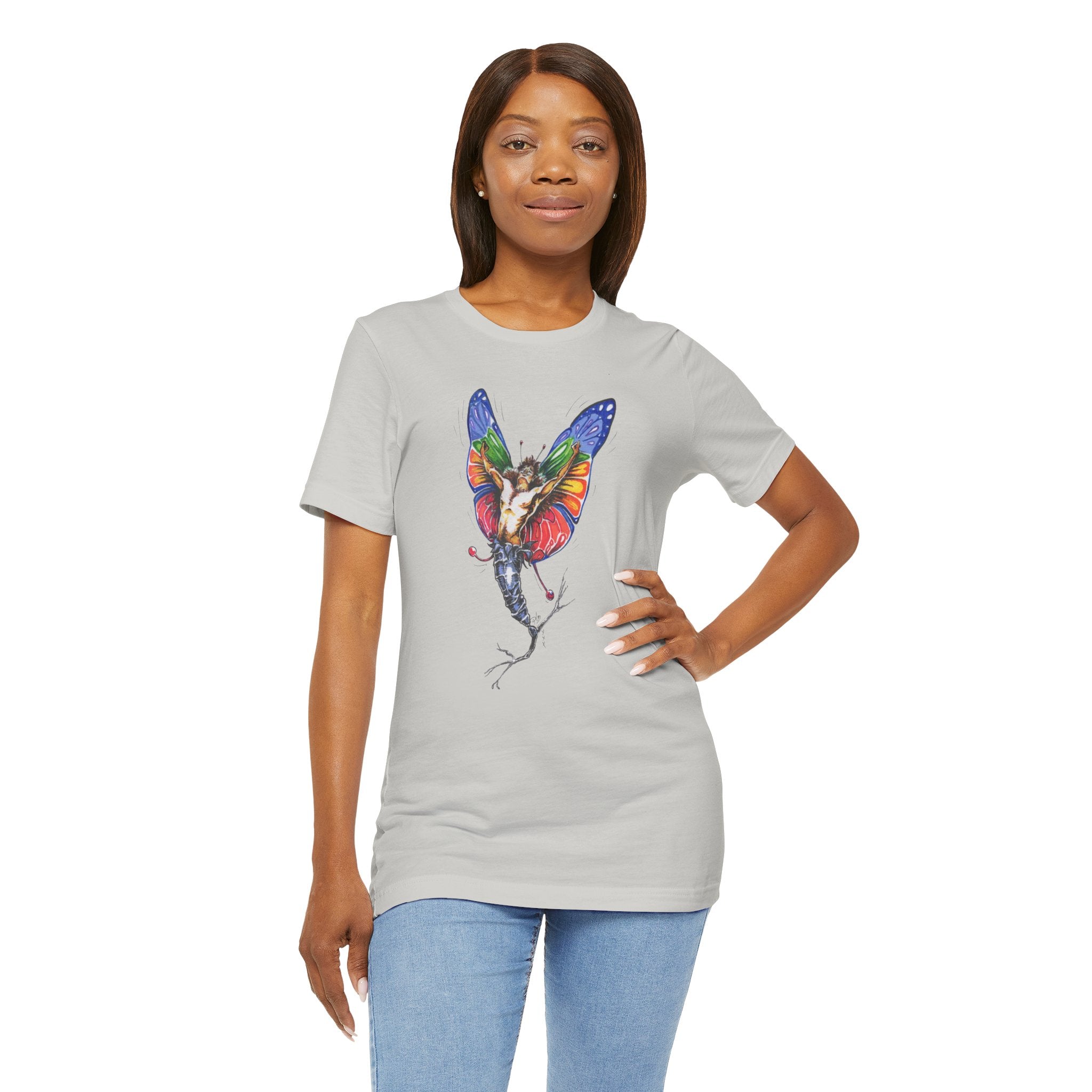 Butterfly Fairy with Rainbow Wings  Unisex Tshirt