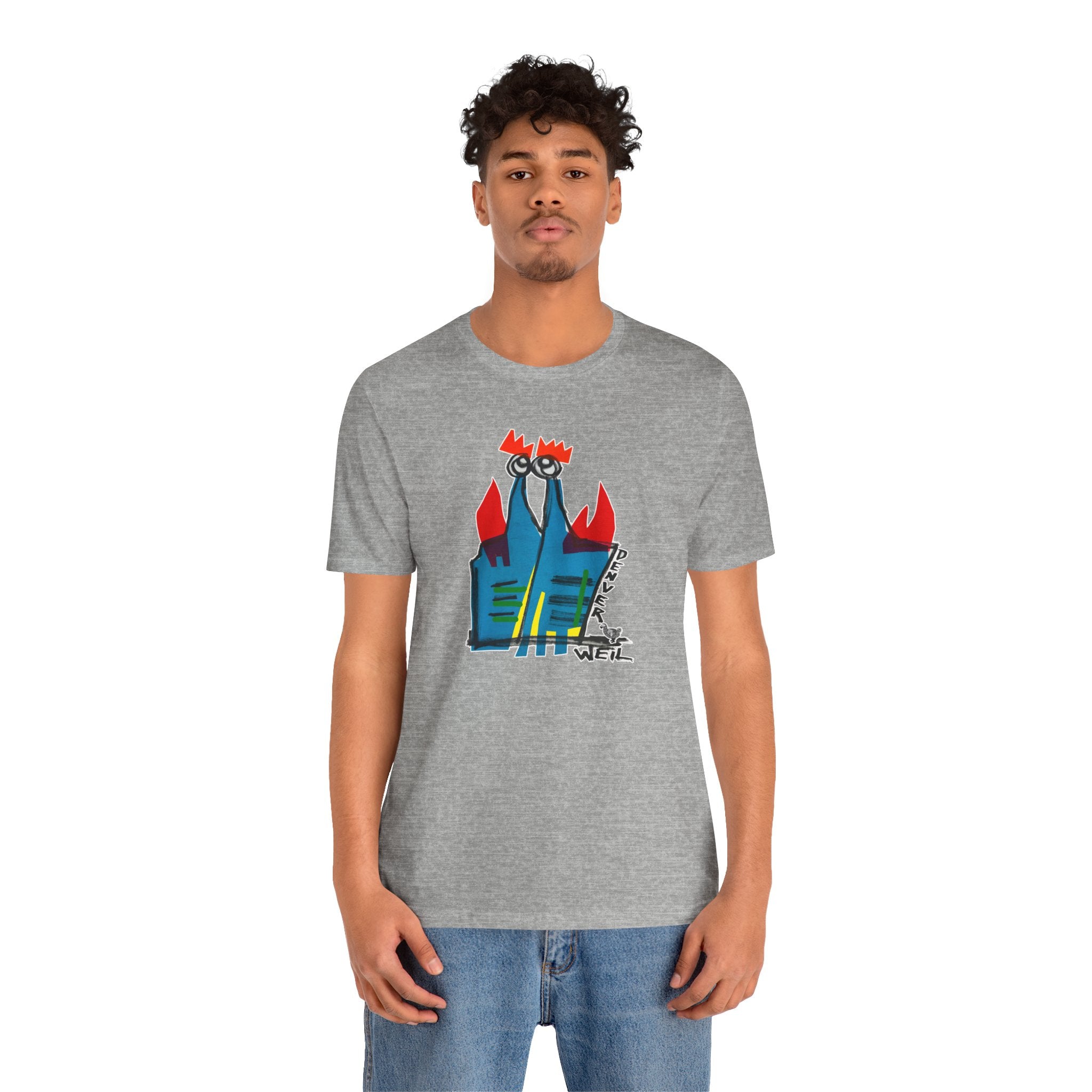 Gay Couple Denver Unisex Heavy Cotton Tshirt