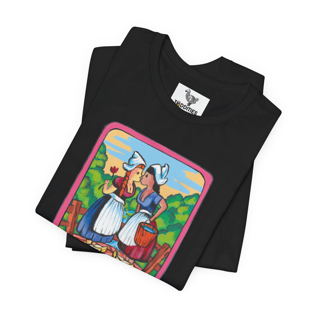 Dutch Lesbian Couple Interracial Unisex Classic T-Shirt