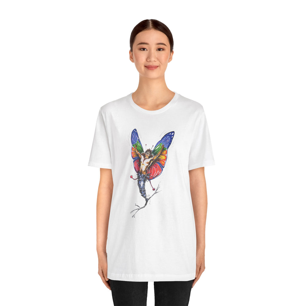 Butterfly Fairy with Rainbow Wings  Unisex Tshirt