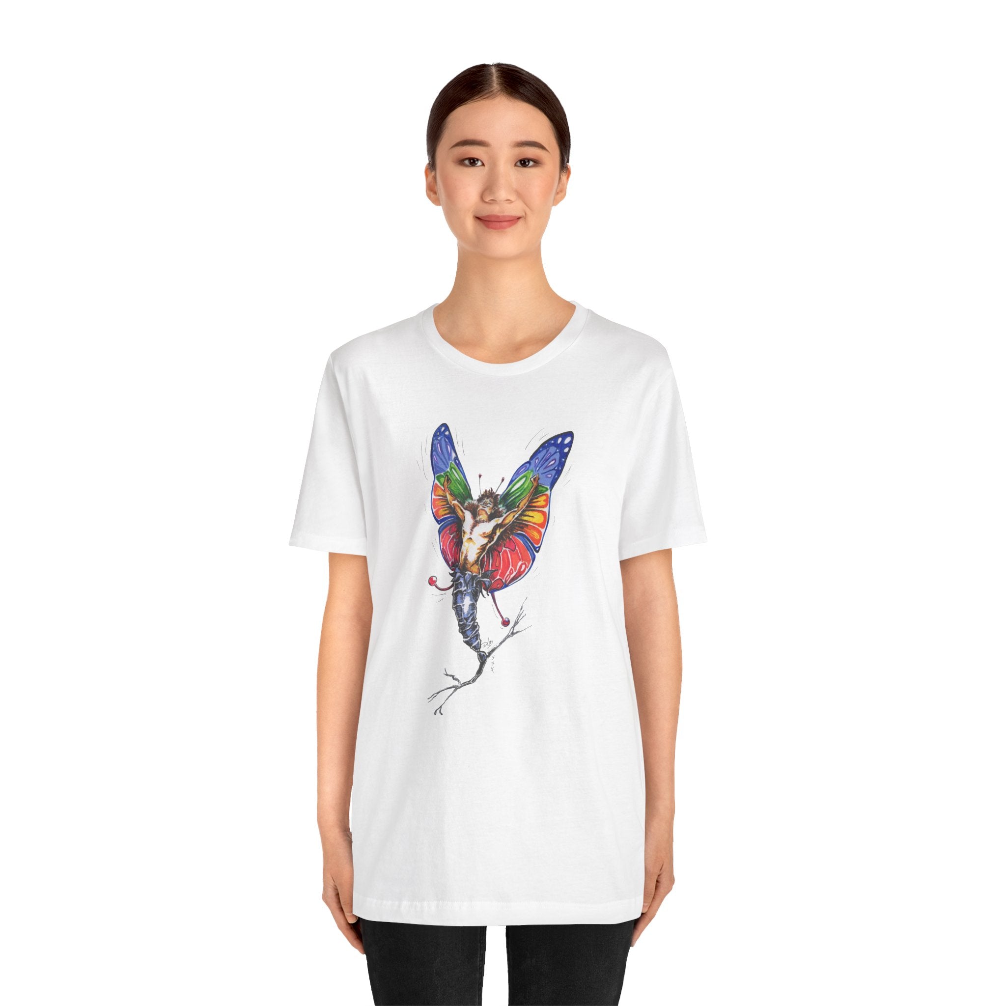 Butterfly Fairy with Rainbow Wings  Unisex Tshirt