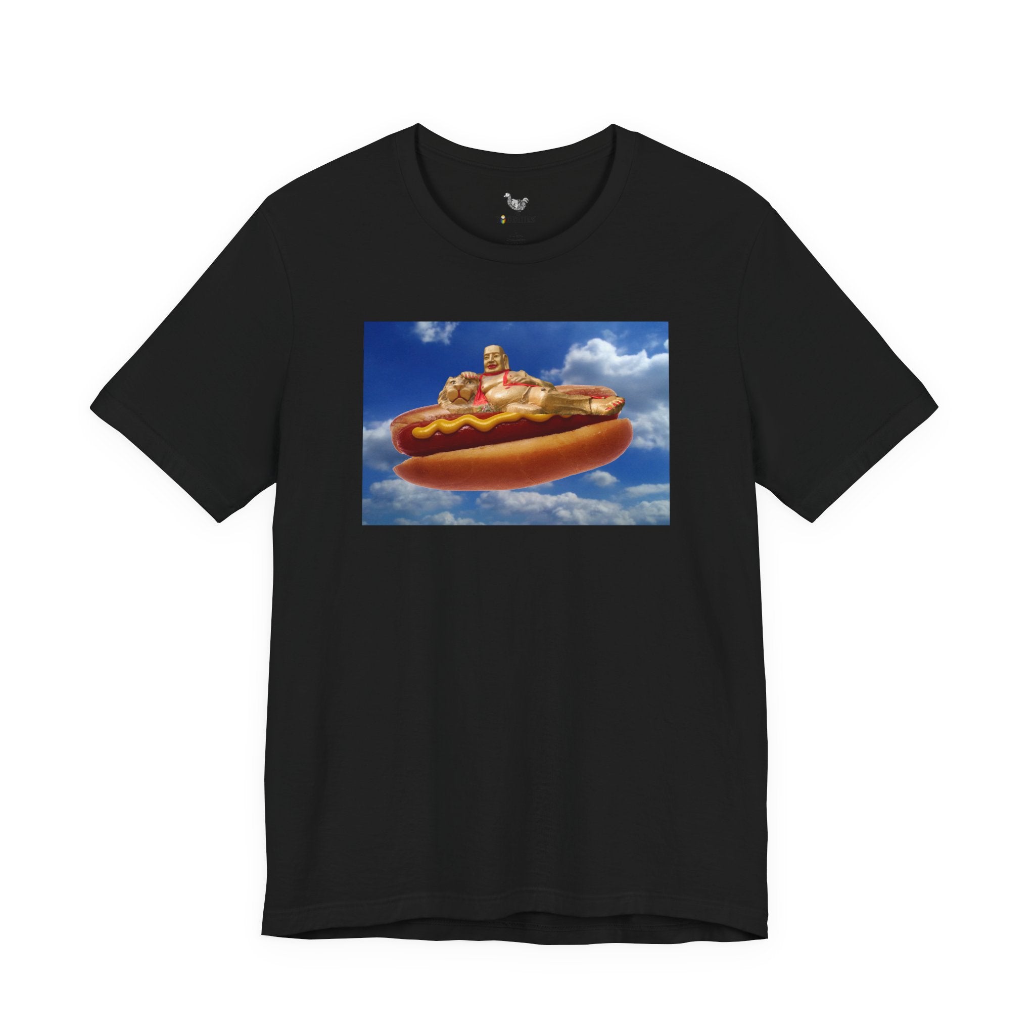 Buddha on a Hot Dog Organic Creator T-shirt  Unisex