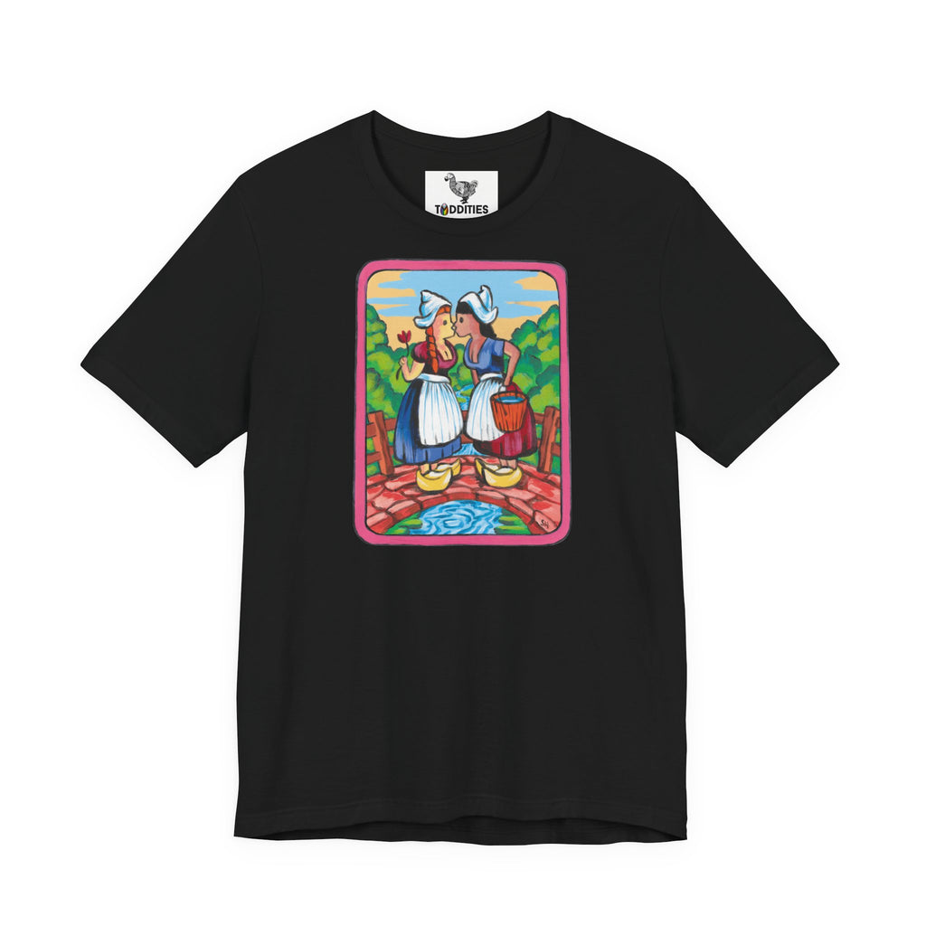 Dutch Lesbian Couple Interracial Unisex Classic T-Shirt