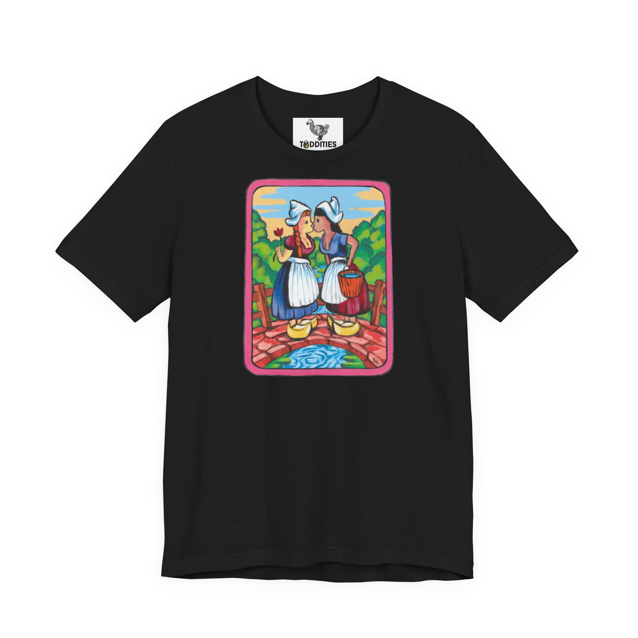 Dutch Lesbian Couple Interracial Unisex Classic T-Shirt