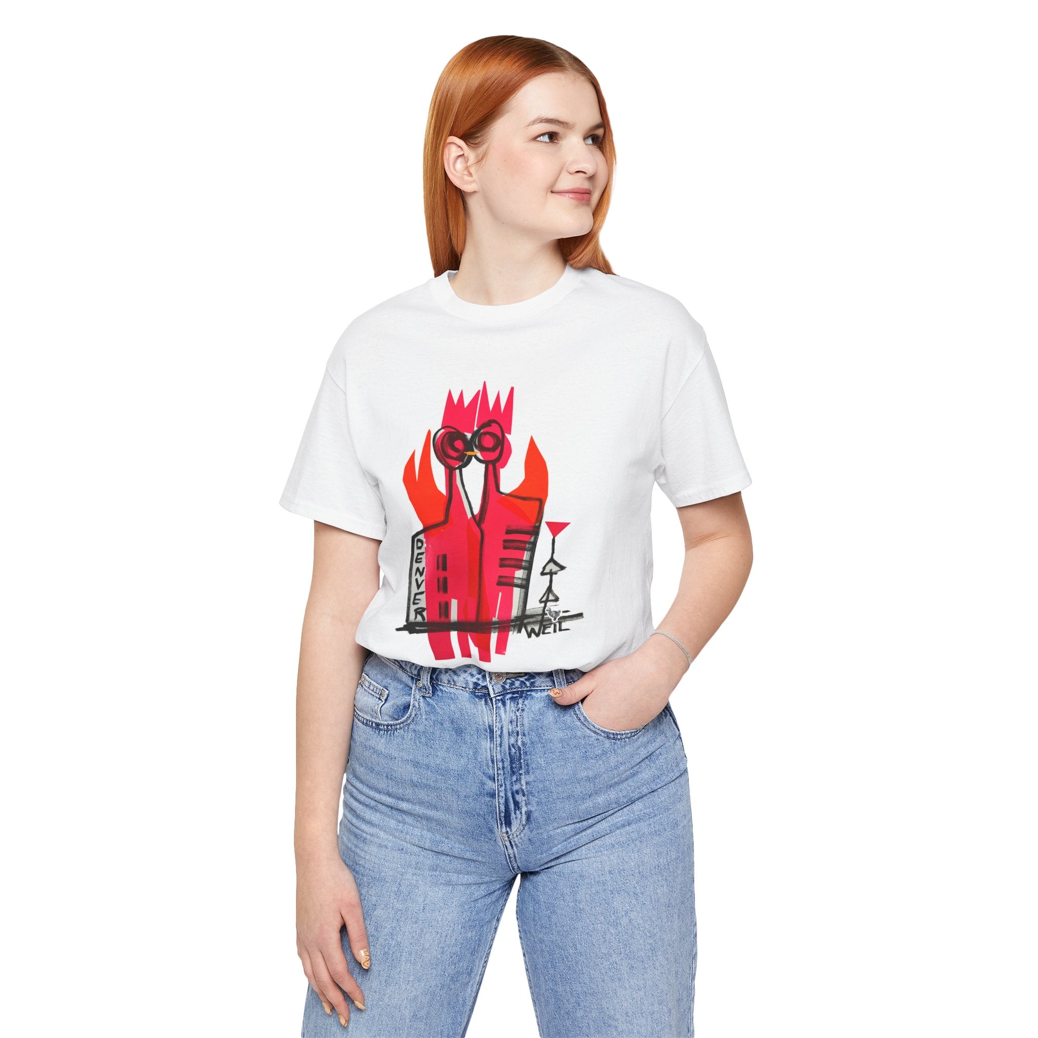 Denver Lesbian Couple in Love Unisex Heavy Cotton Tshirt Tshirts