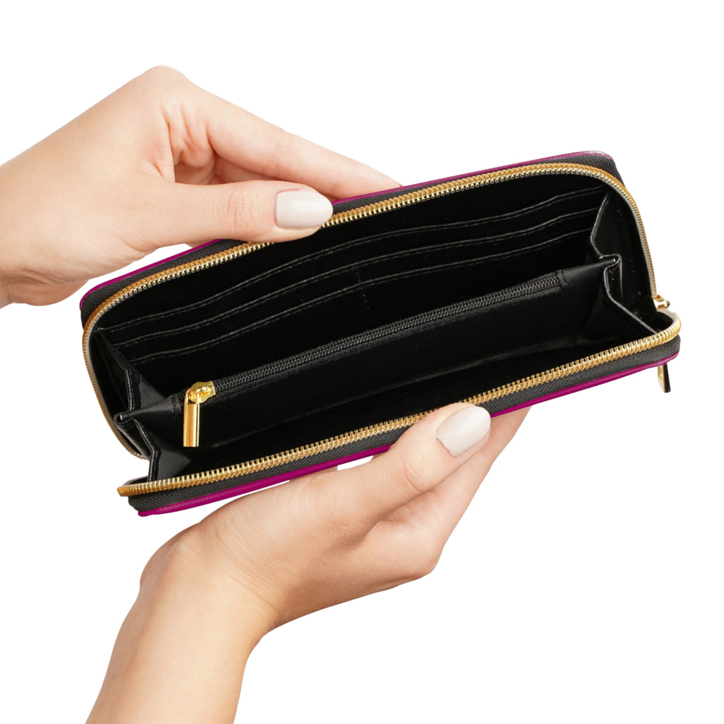Lesbian Flag Zipper Wallet
