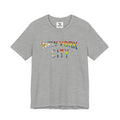 NEW YORK CITY Text Intersex Progress Pride Flag Unisex Jersey Short Sleeve Tee