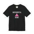 Monumental Homo BLACK with White Text Unisex Heavy Cotton Tshirt