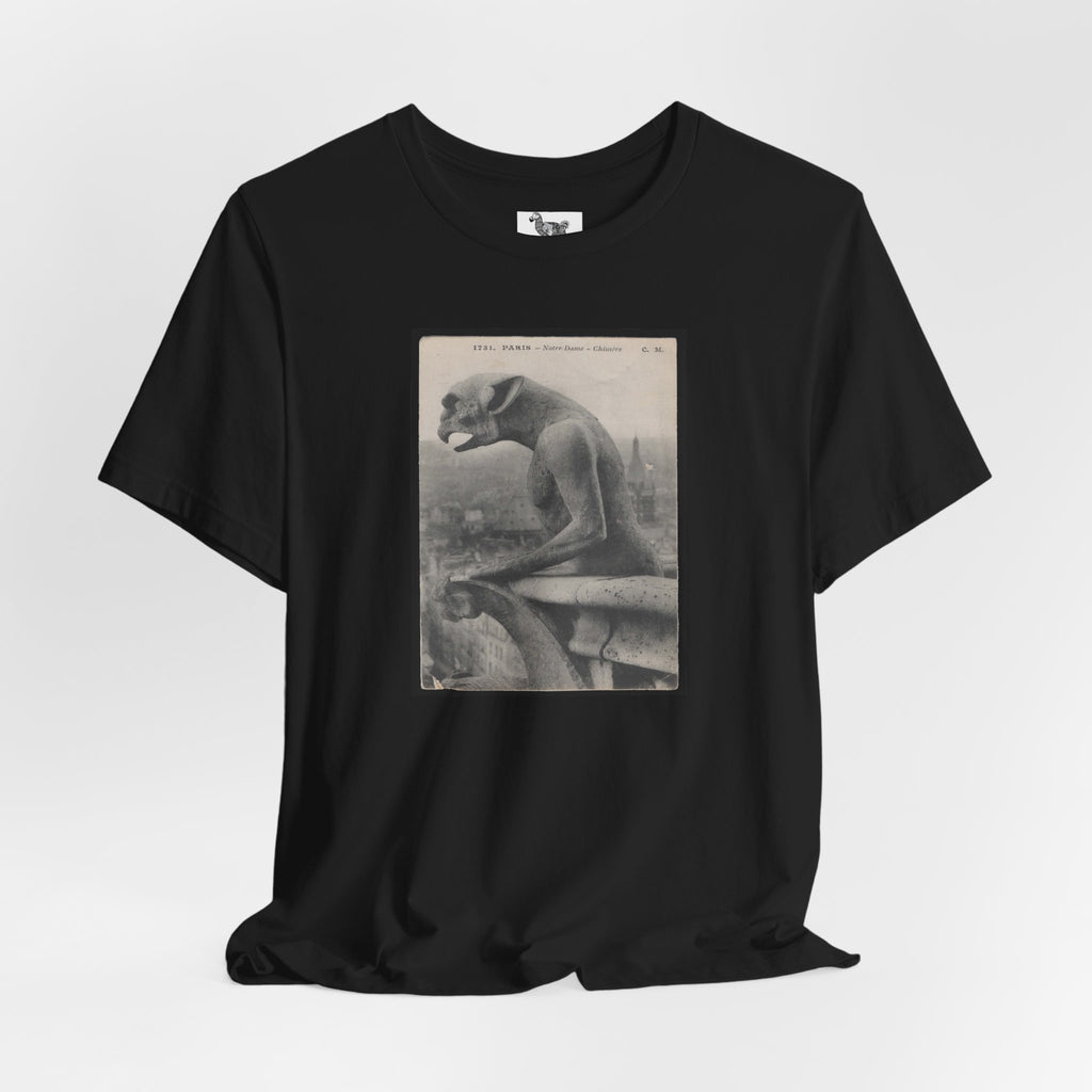 Gargoyle Notre Dame Halloween Unisex Heavy Cotton Tshirt