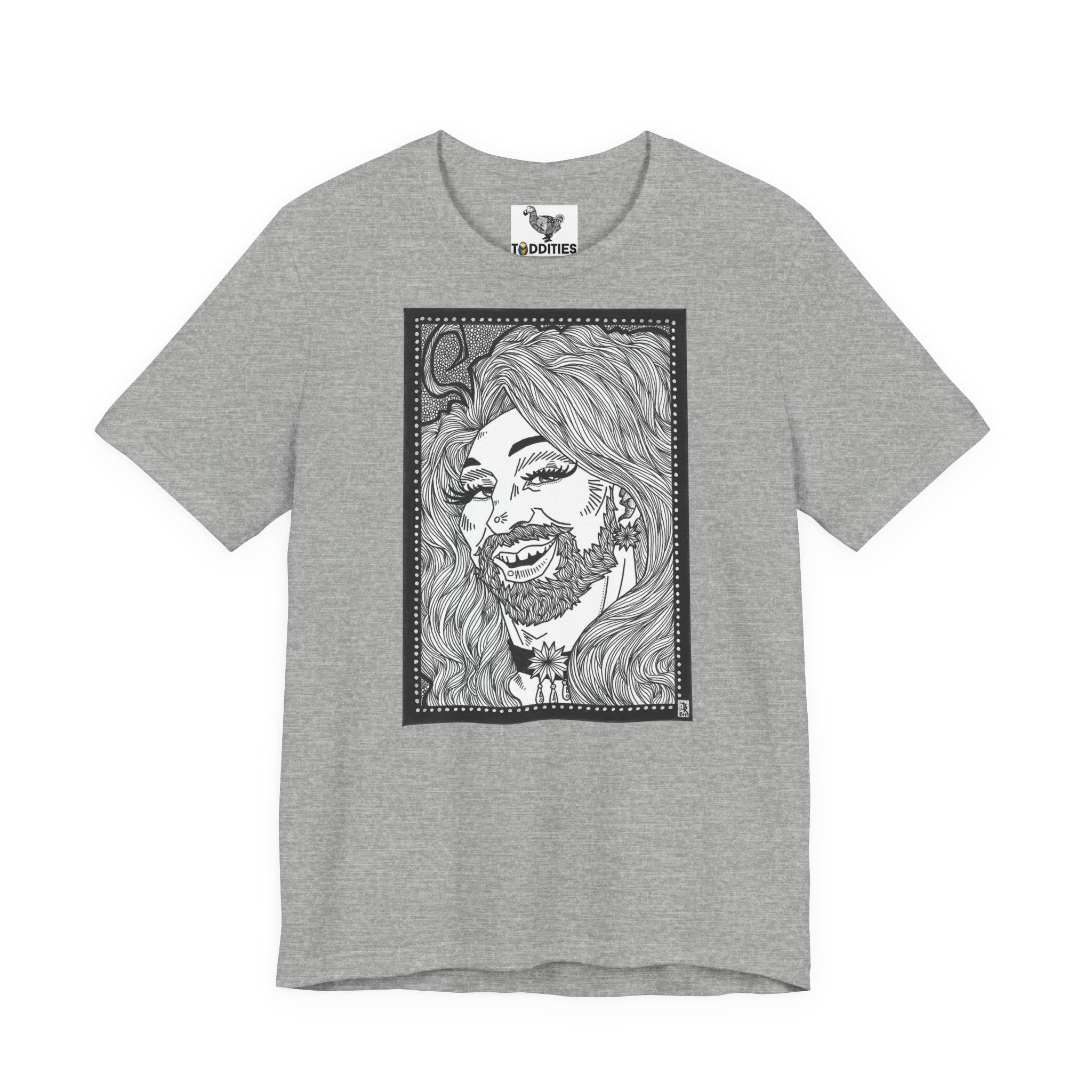 Jennifer Hopelezz Amsterdam Drag Queen unisex Heavy Cotton Tshirt
