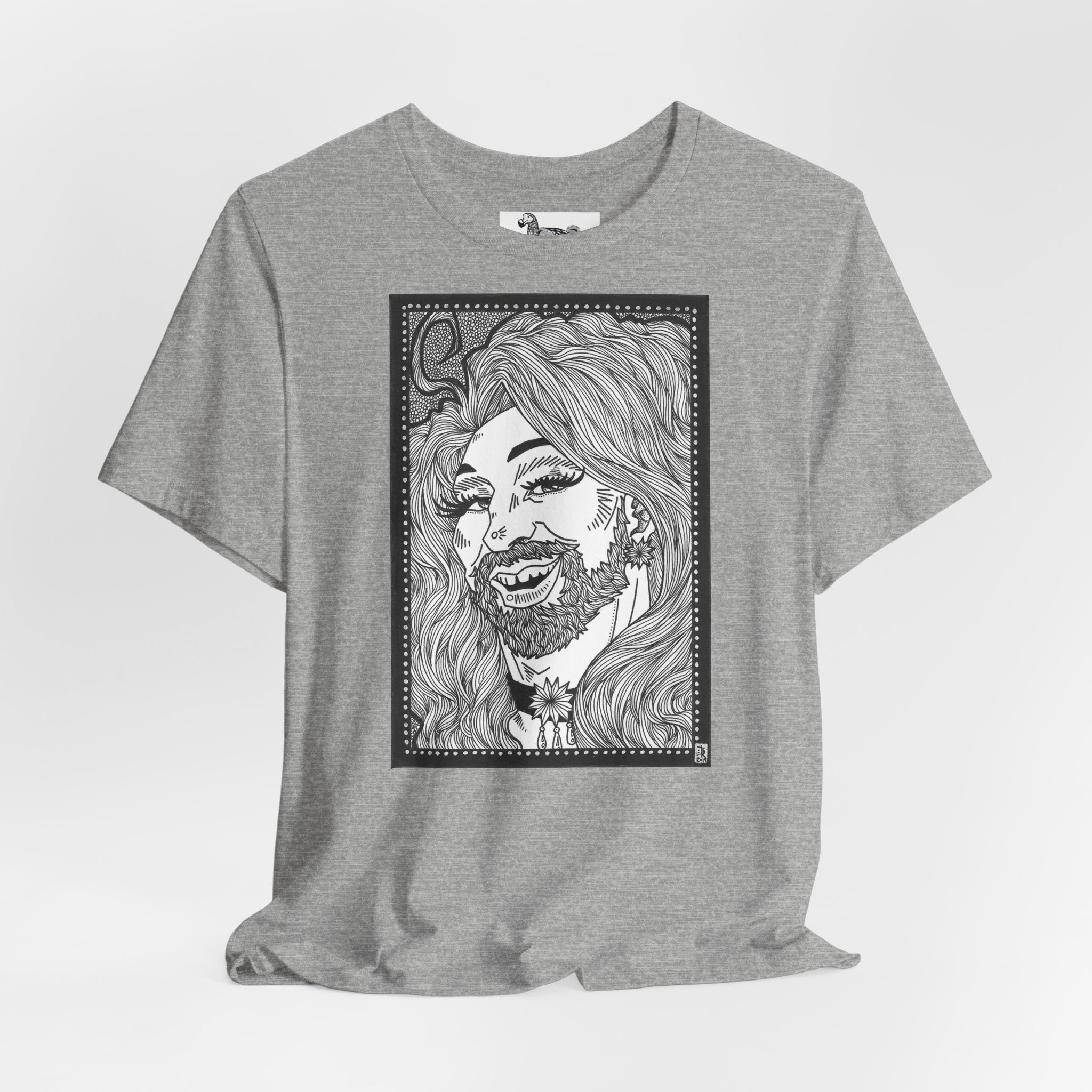 Jennifer Hopelezz Amsterdam Drag Queen unisex Heavy Cotton Tshirt