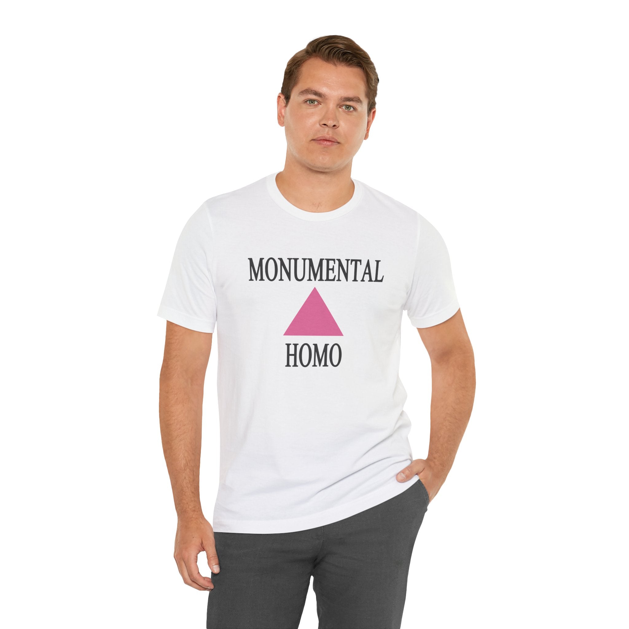 Monumental Homo Unisex Heavy Cotton Tshirt