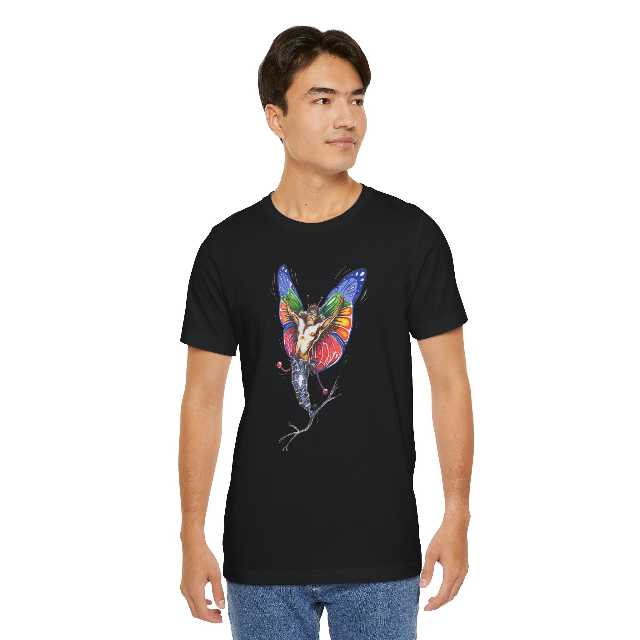 Butterfly Fairy with Rainbow Wings  Unisex Tshirt