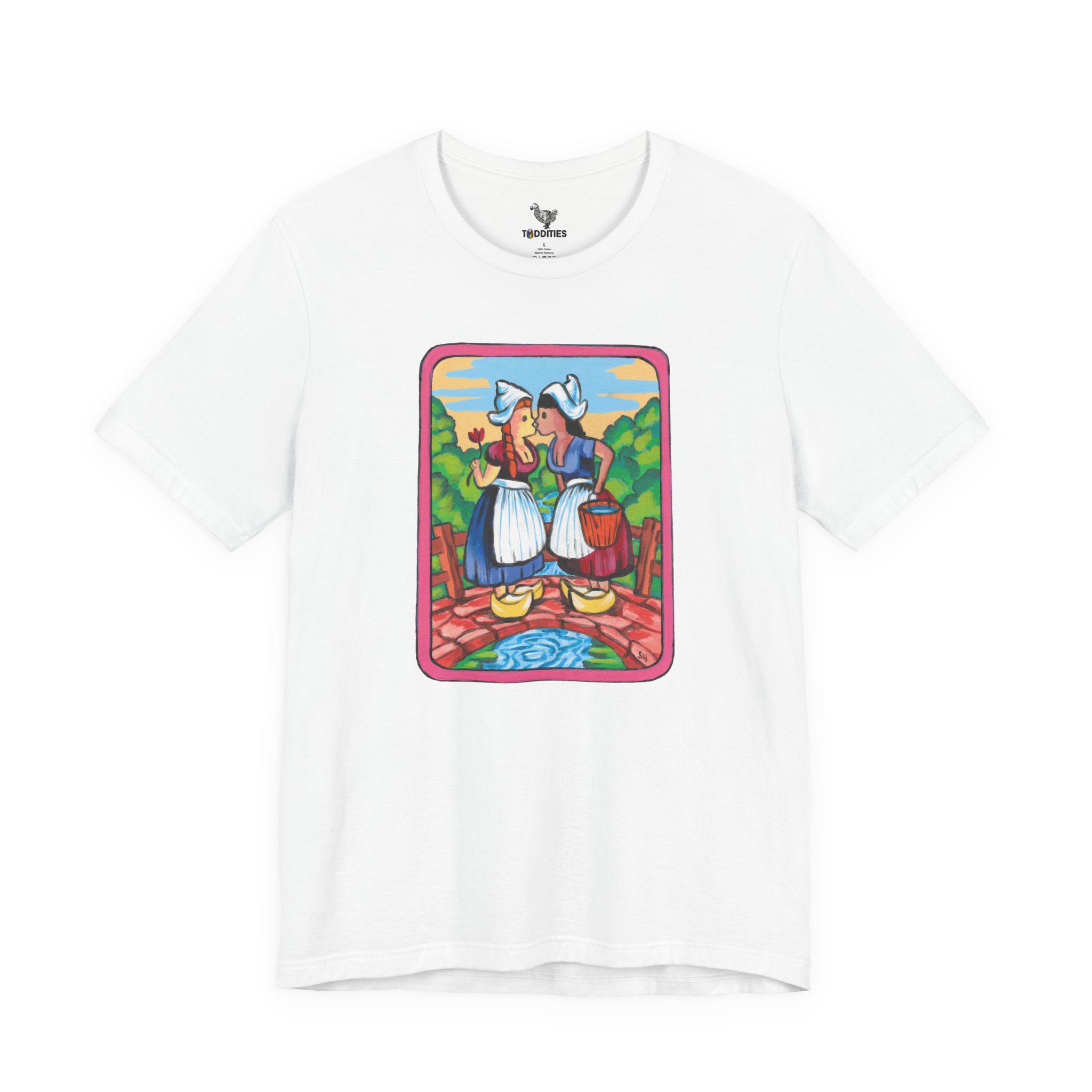 Dutch Lesbian Couple Interracial Unisex Classic T-Shirt