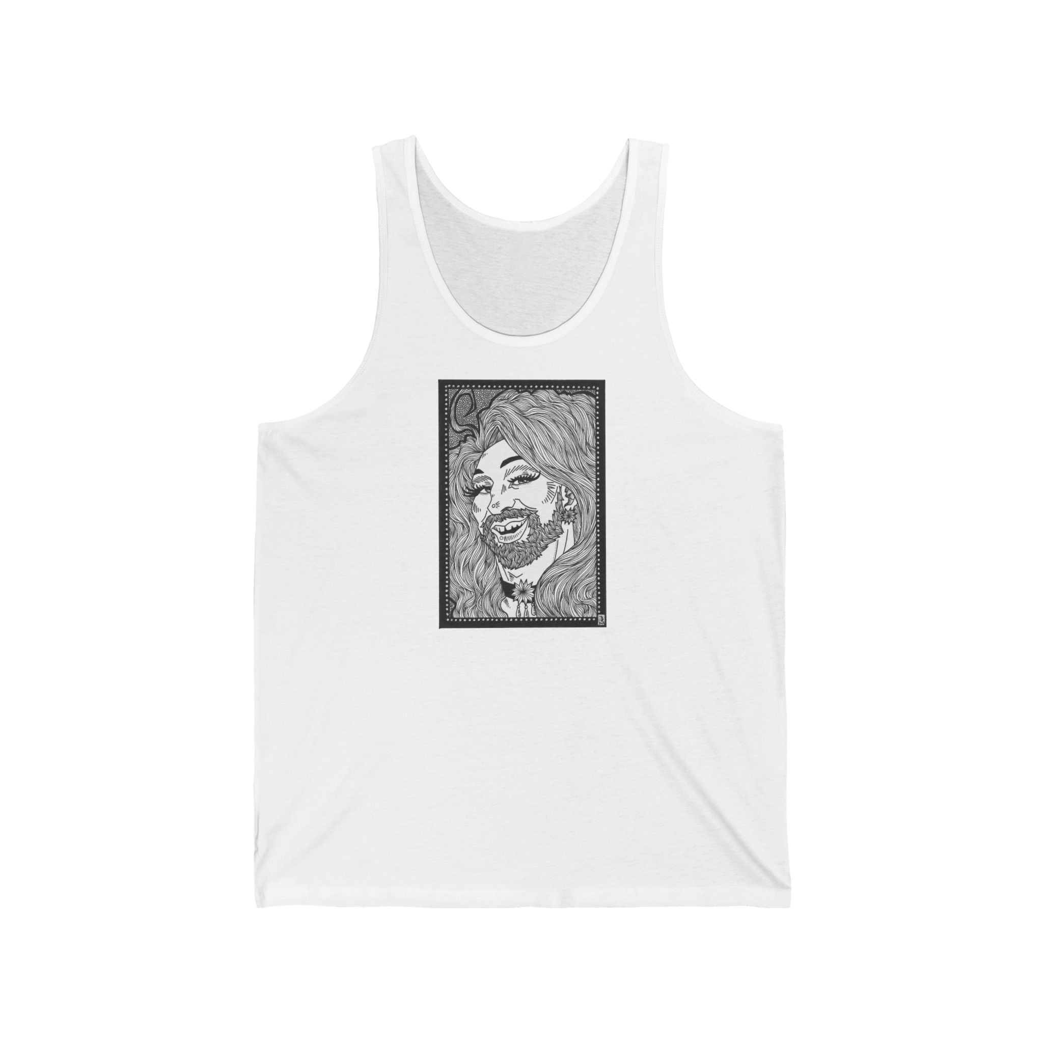 Jennifer Hopelezz Amsterdam Drag Queen Unisex Tank Top