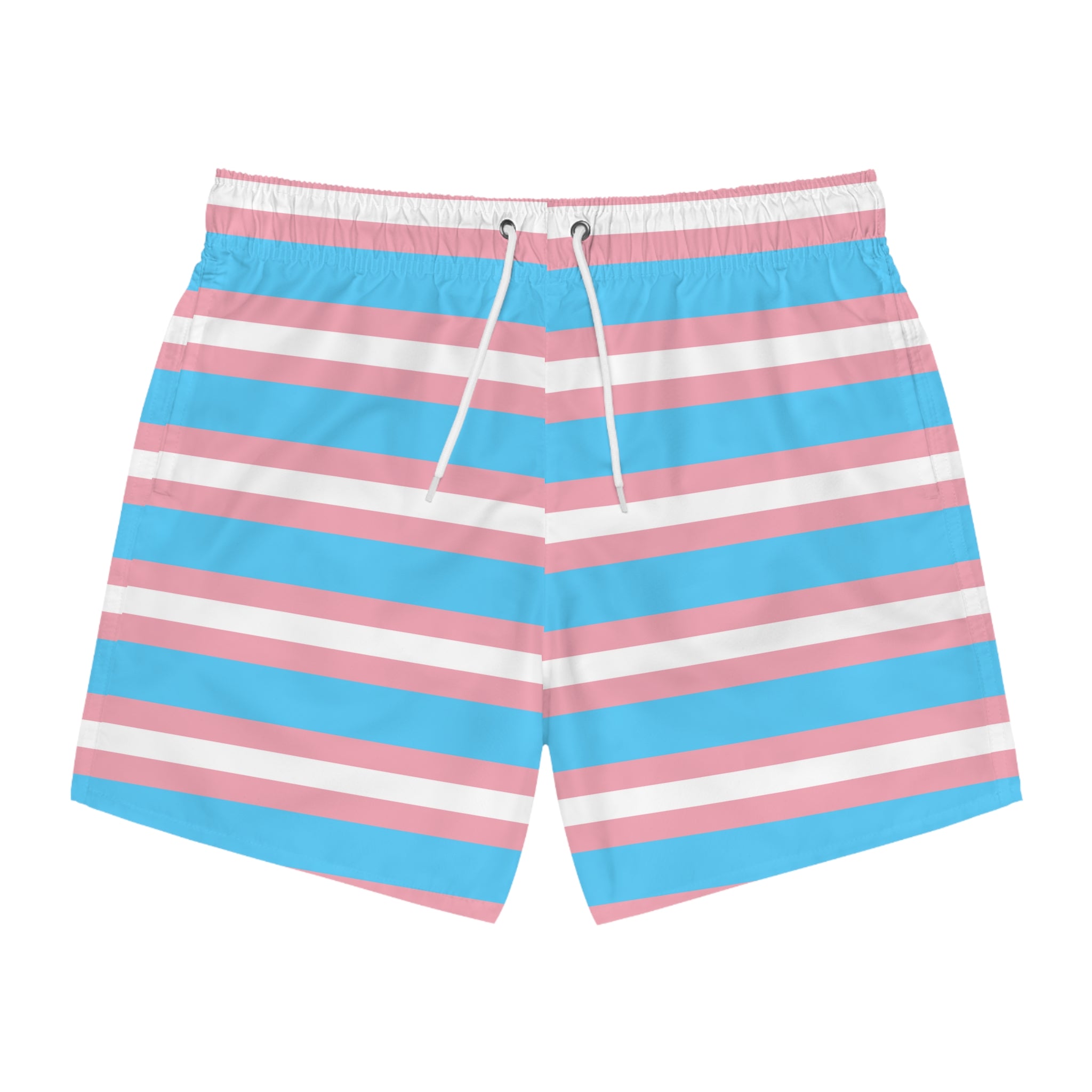 Transgender Flag Swim Shorts Trunks