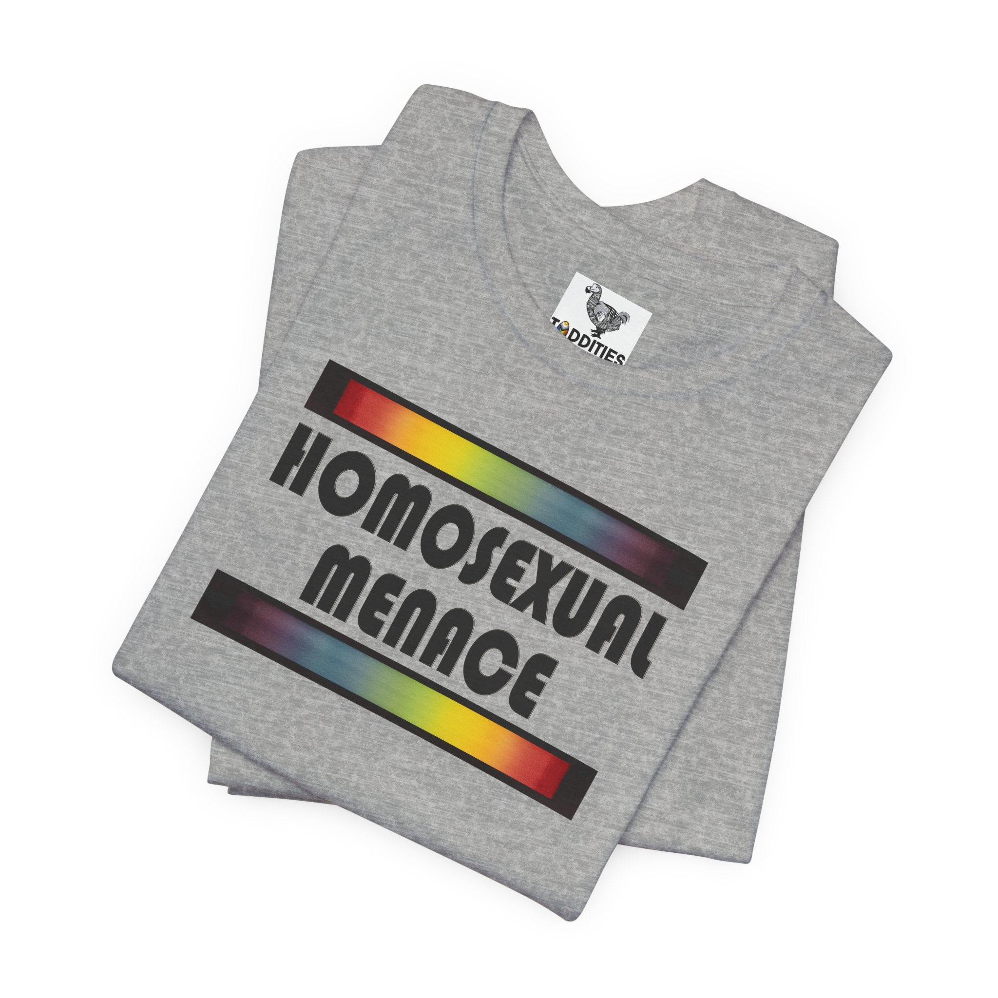 Homosexual Menace Unisex Heavy Cotton Tshirt