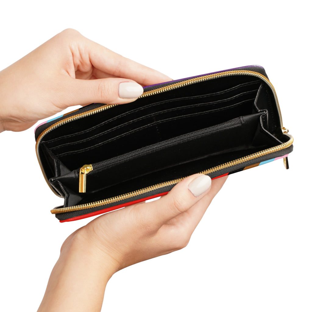 Intersex Progress Pride Flag Zipper Wallet