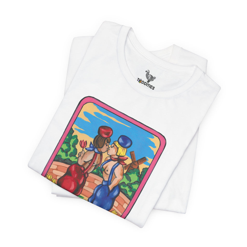 Dutch Gay Couple SH Unisex Cotton Tshirt
