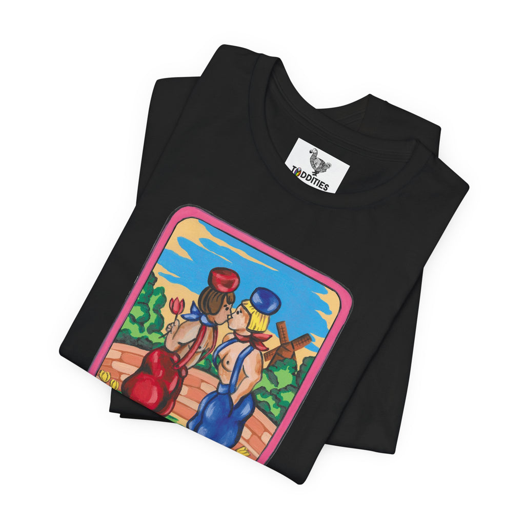Dutch Gay Couple SH Unisex Cotton Tshirt