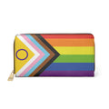 Intersex Progress Pride Flag Zipper Wallet