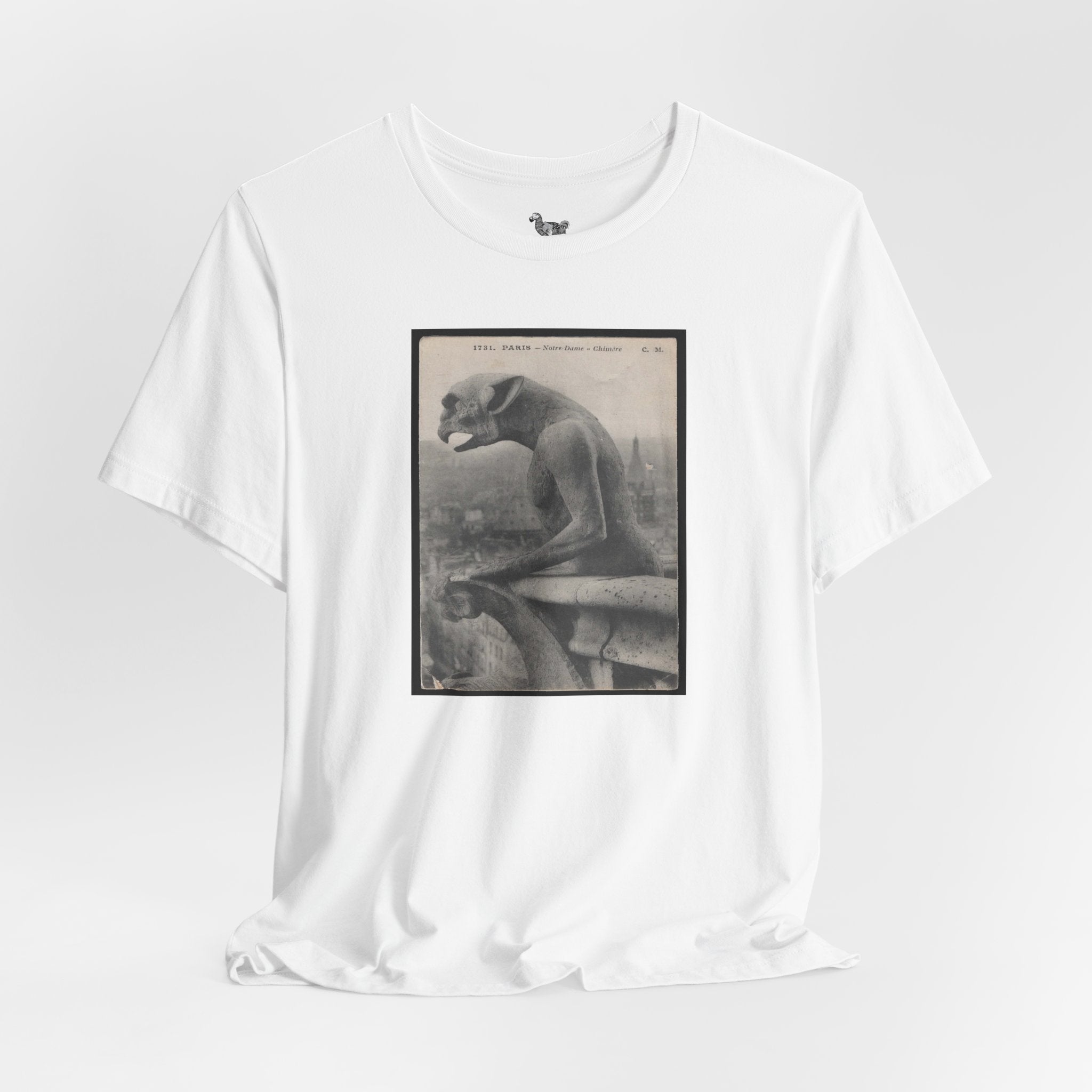 Gargoyle Notre Dame Halloween Unisex Heavy Cotton Tshirt
