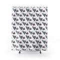 Dodo with LGBTQ+ Flag  Egg Nest Shower Curtains