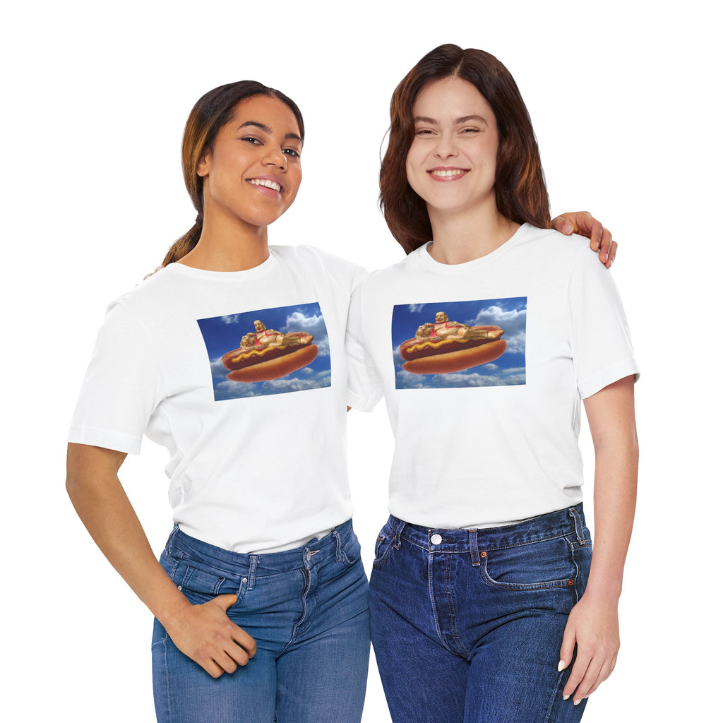 Buddha on a Hot Dog Organic Creator T-shirt  Unisex