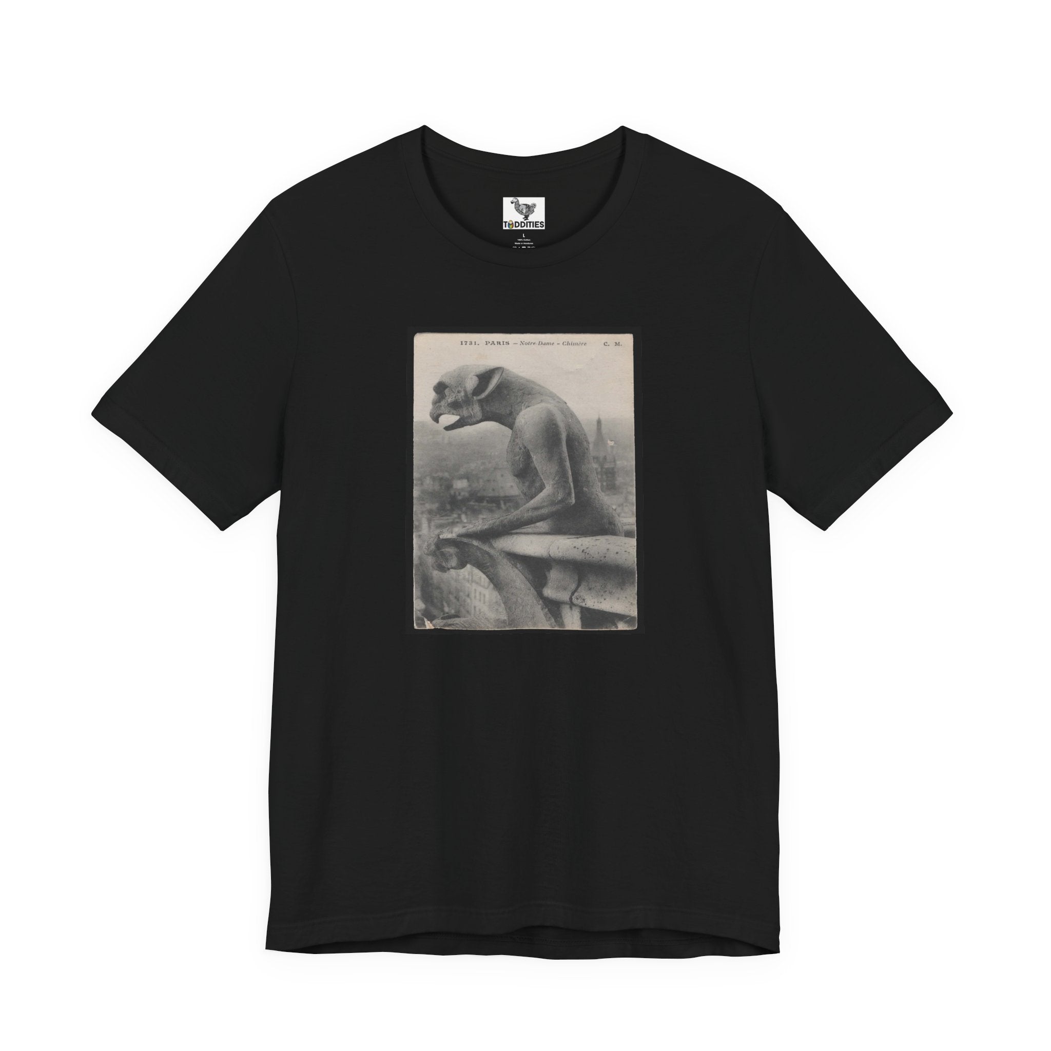 Gargoyle Notre Dame Halloween Unisex Heavy Cotton Tshirt
