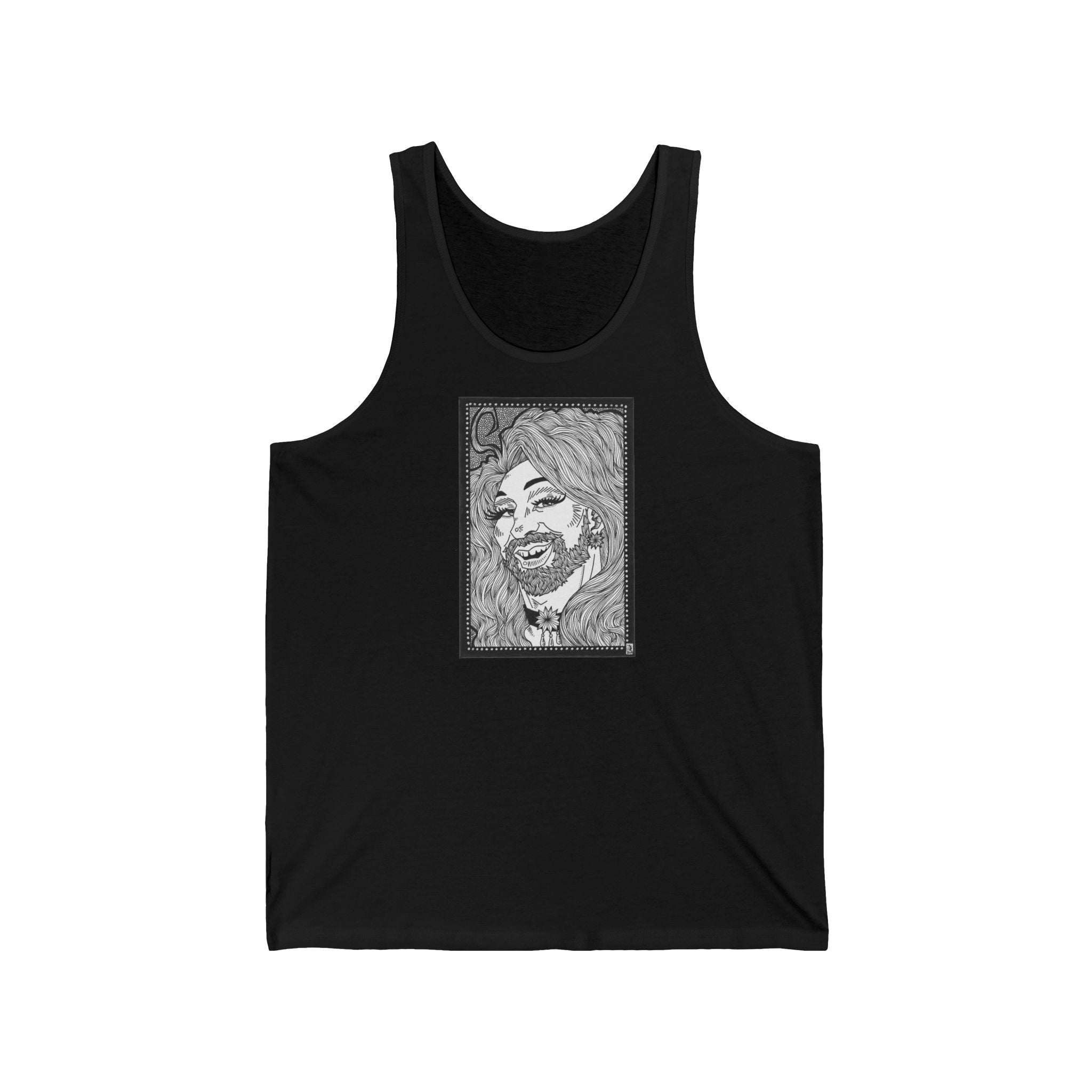 Jennifer Hopelezz Amsterdam Drag Queen Unisex Tank Top