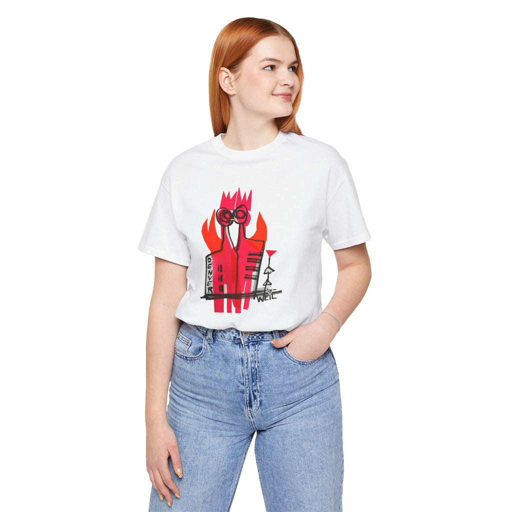 Lesbian Couple Denver Unisex Heavy Cotton Tshirt