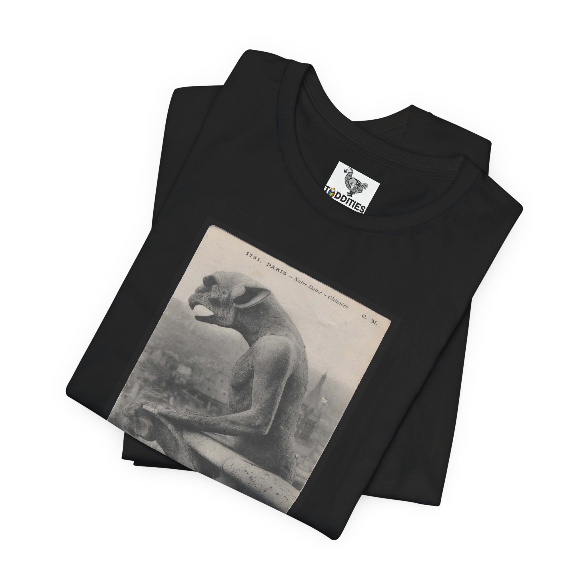 Gargoyle Notre Dame Halloween Unisex Heavy Cotton Tshirt