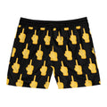 Middle Finger FUCK YOU Emoji Mid-Length Swim Shorts
